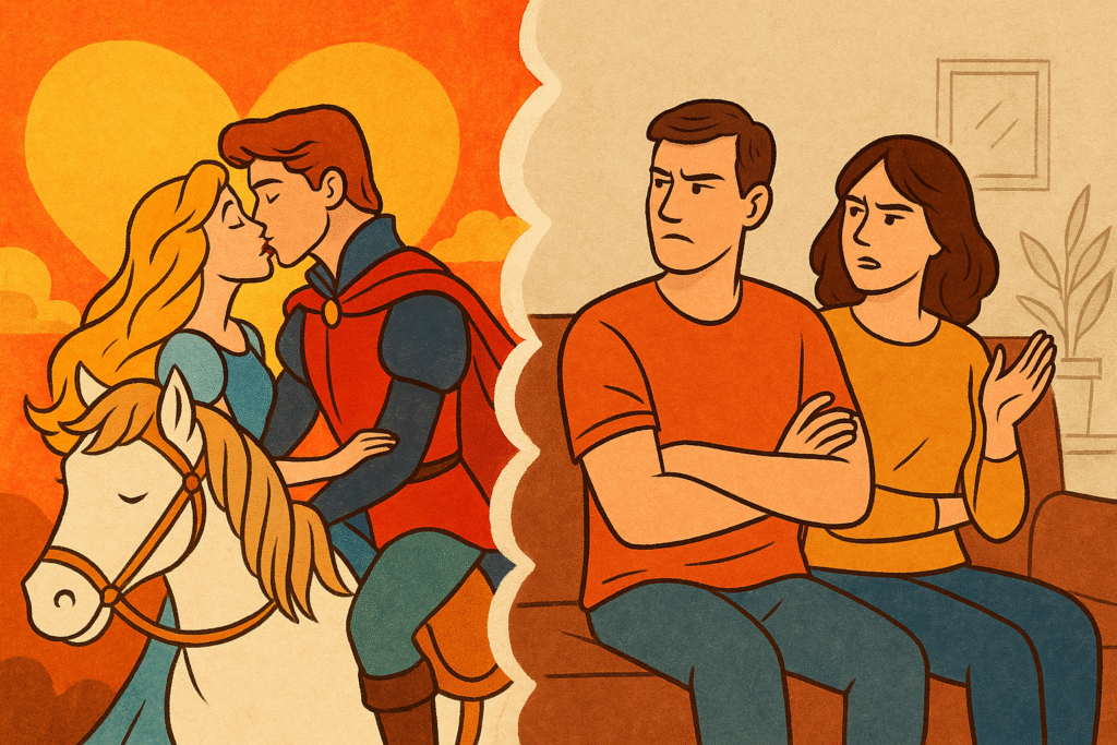 Centros Cambio Amor sano vs Amor de Disney